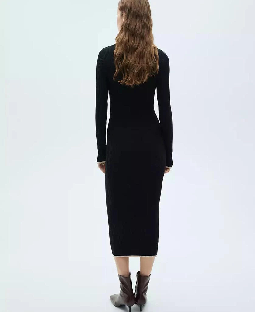 Shop Women's Contrast Ribbed Knit Dress on Sale at BeyondStyle  Get 45%  Off Women's Contrast Ribbed Knit Dress with Limited-Time Flash Deals,  Exclusive Discounts, and Special Offers. Enjoy Unbeatable Savings on
