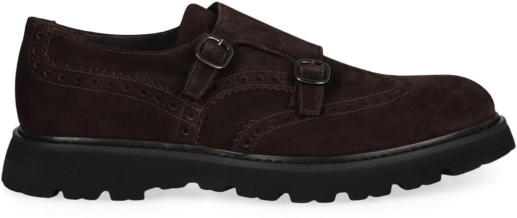 DOUCAL'S Doucal's Suede Monk-Strap Shoes 2