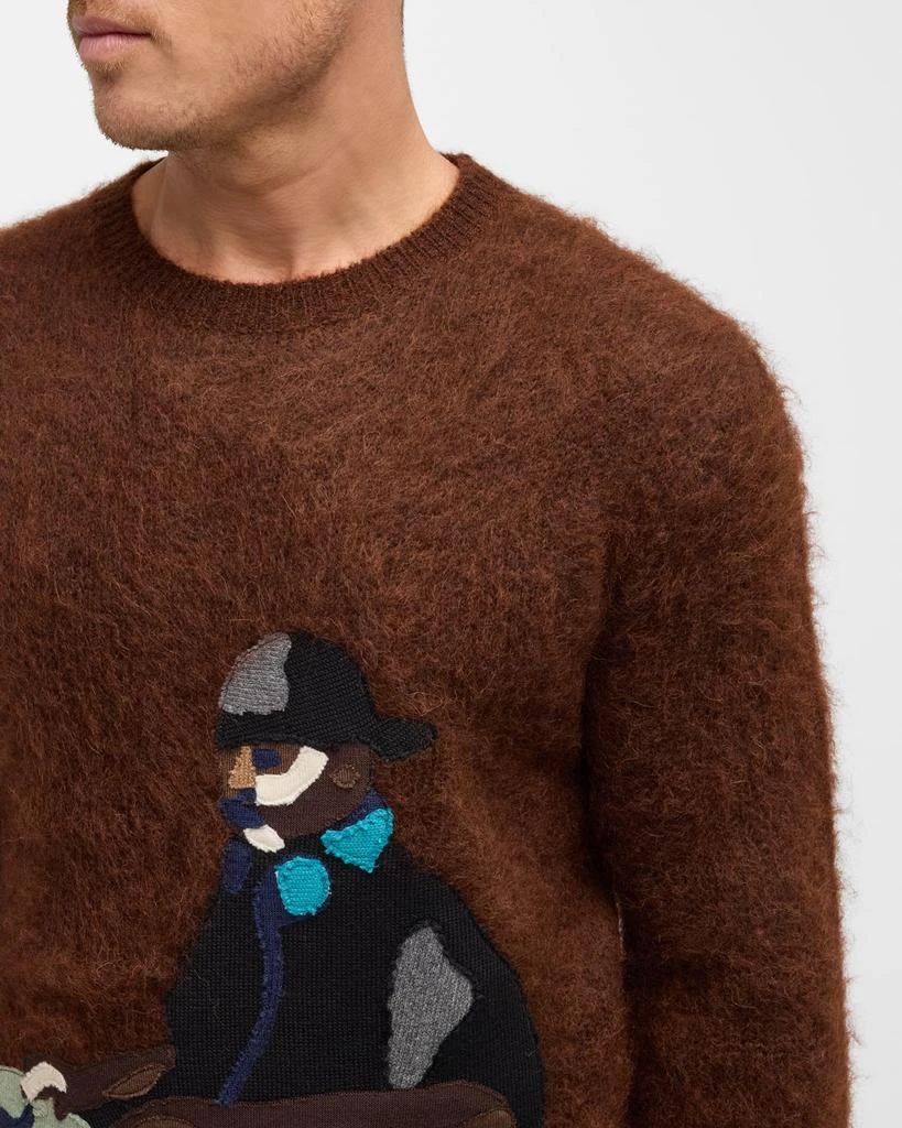 AMIRI Men's Fuzzy Turn Table Sweater 6