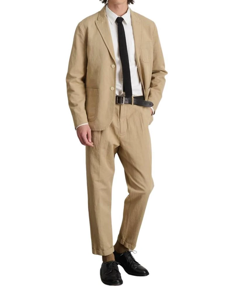 Alex Mill Alex Mill - Standard Pleated Pant in Cotton Linen 1