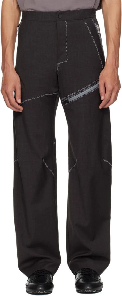 Kiko Kostadinov Brown Fosco Trousers