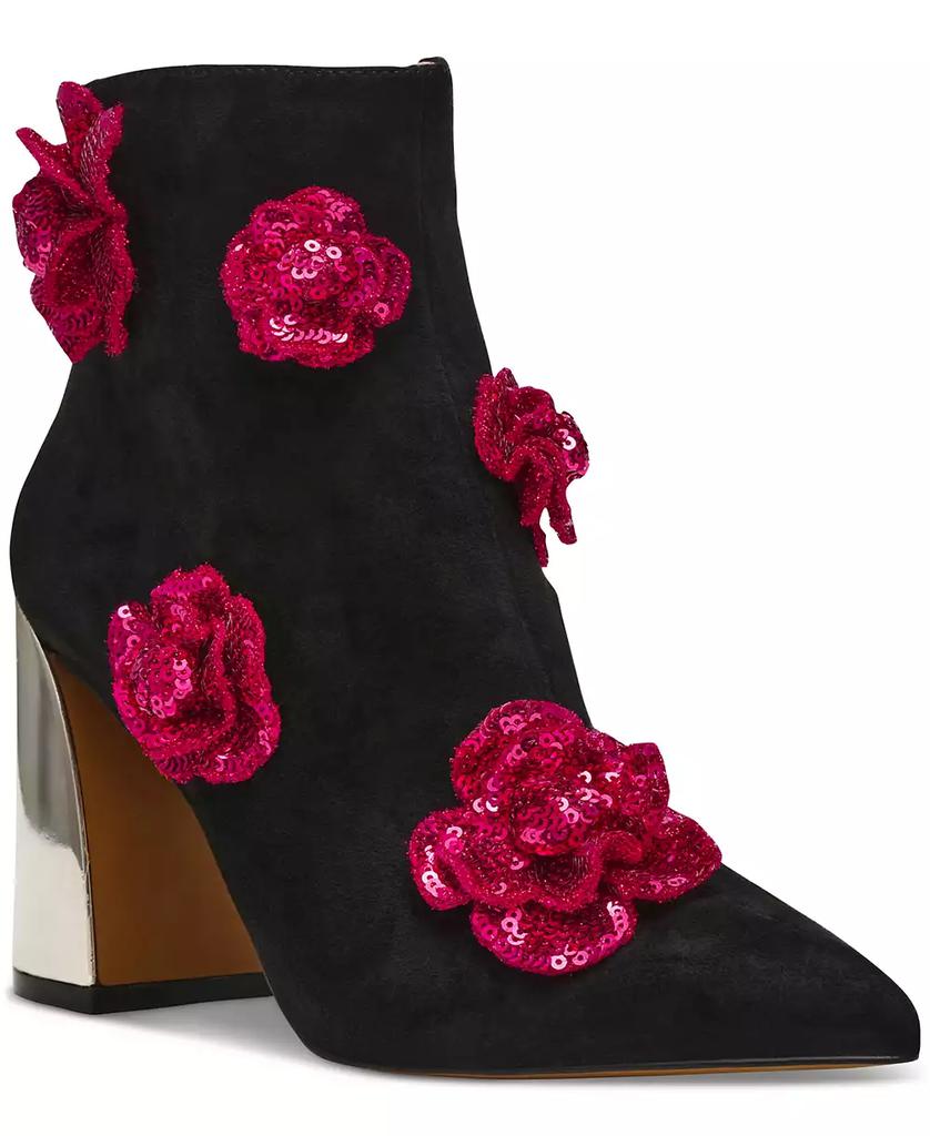 macy's red ankle boots
