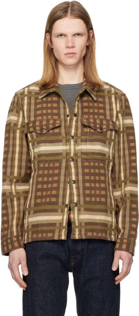 RRL Brown Nelson Sport Overshirt