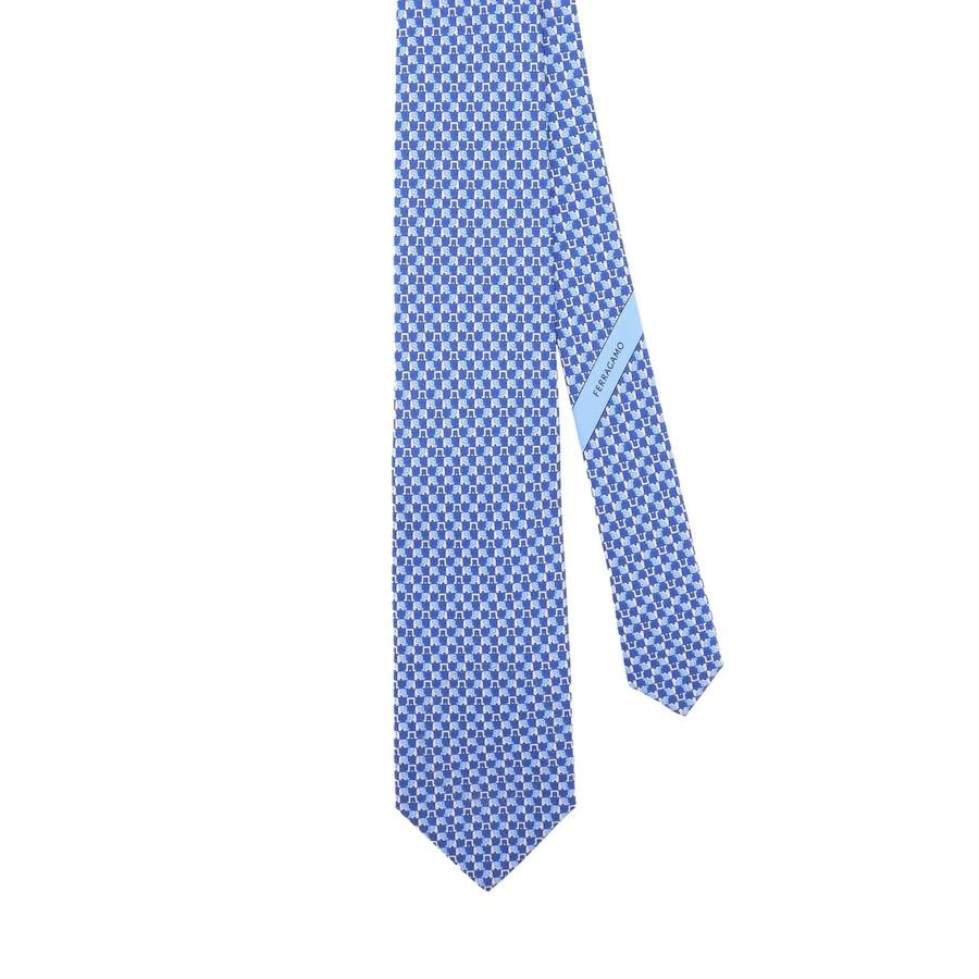 Ferragamo Elephant Print Silk Tie 1