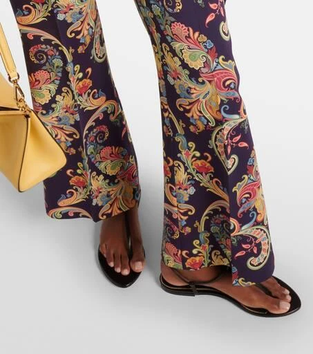 ETRO Paisley high-rise flared pants 5