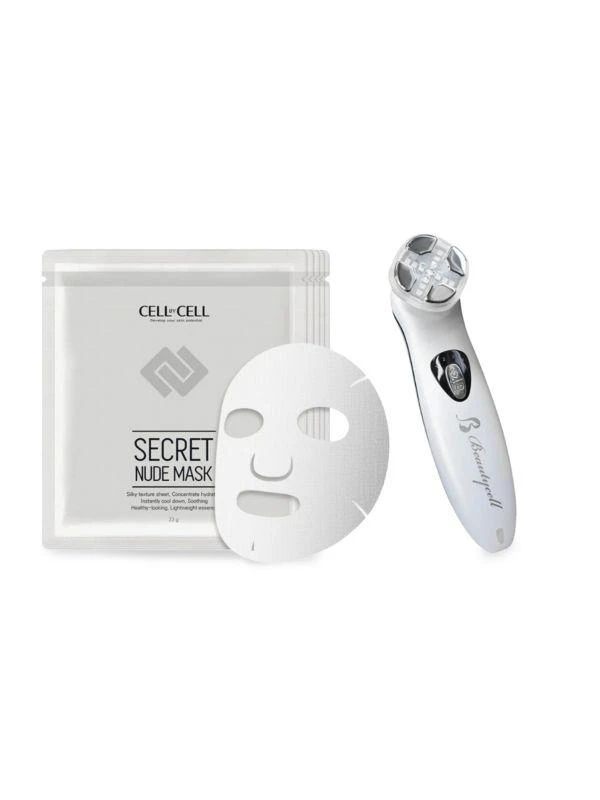 CELLBYCELL 2-Piece Beautycell LED Device & Secret Nude Mask Set 1