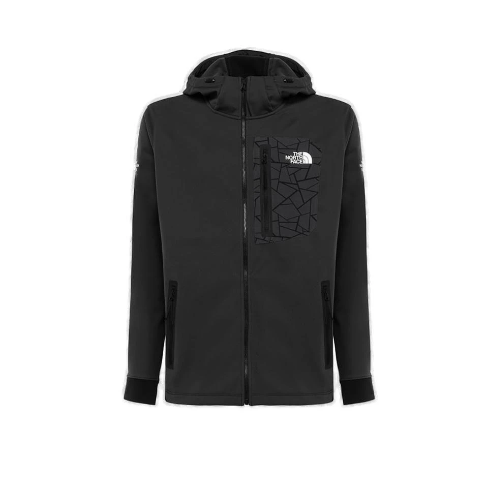 The North Face The North Face Logo Printed Zip-Up Jacket 1