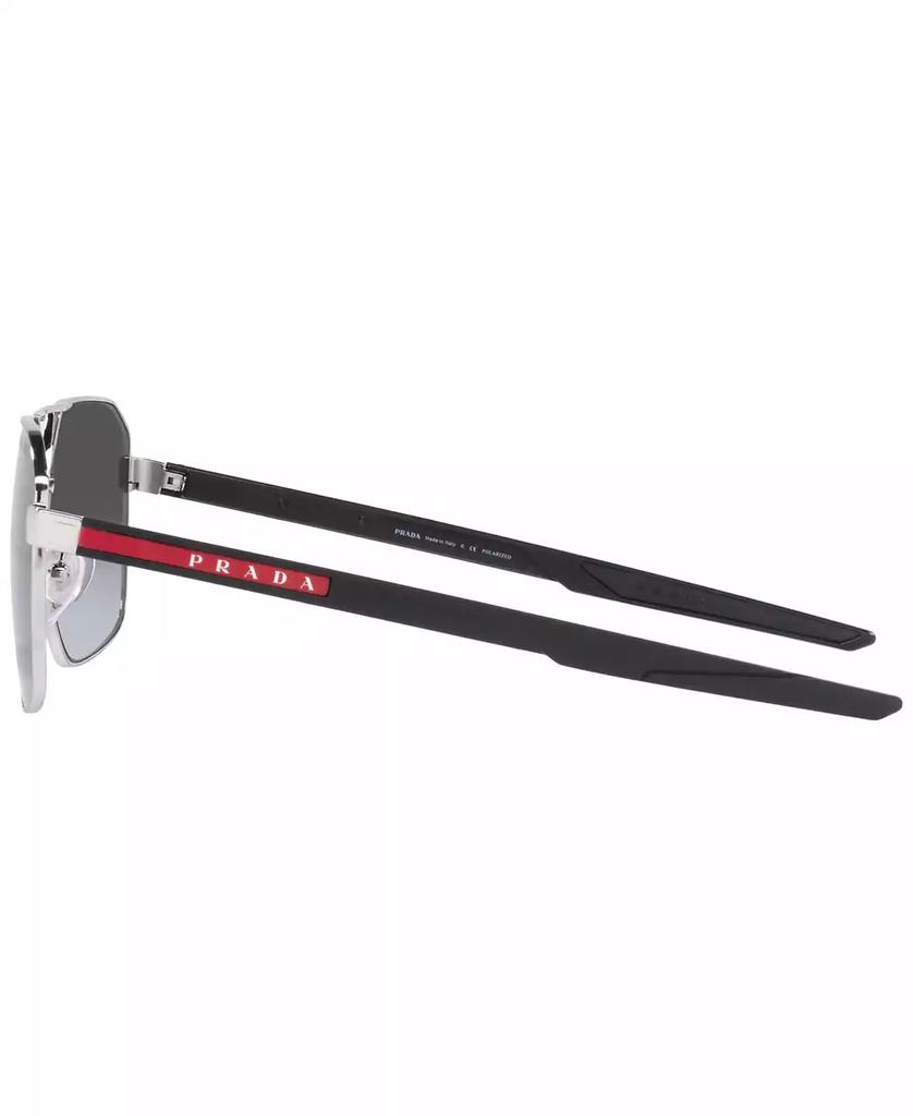 Prada Men's Polarized Sunglasses,  60