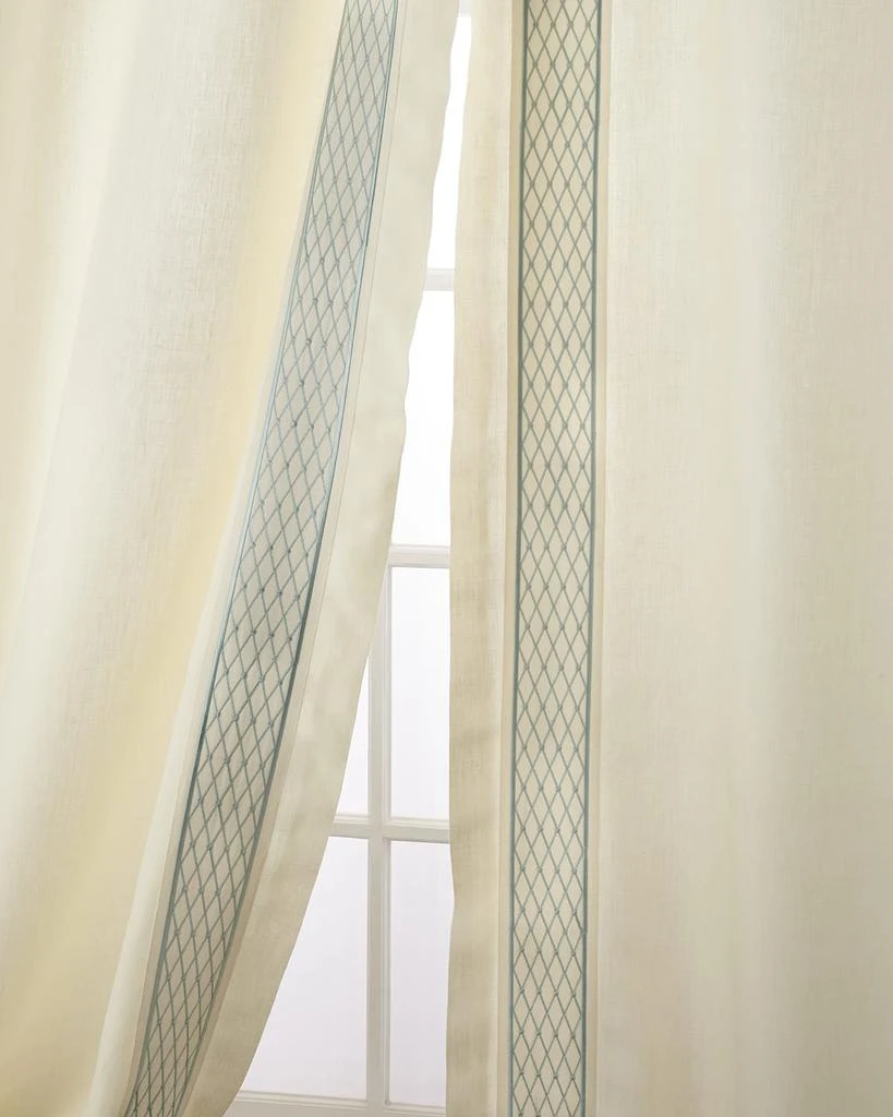 Home Silks Set of Two Ambrosia Curtain Panels, 96"