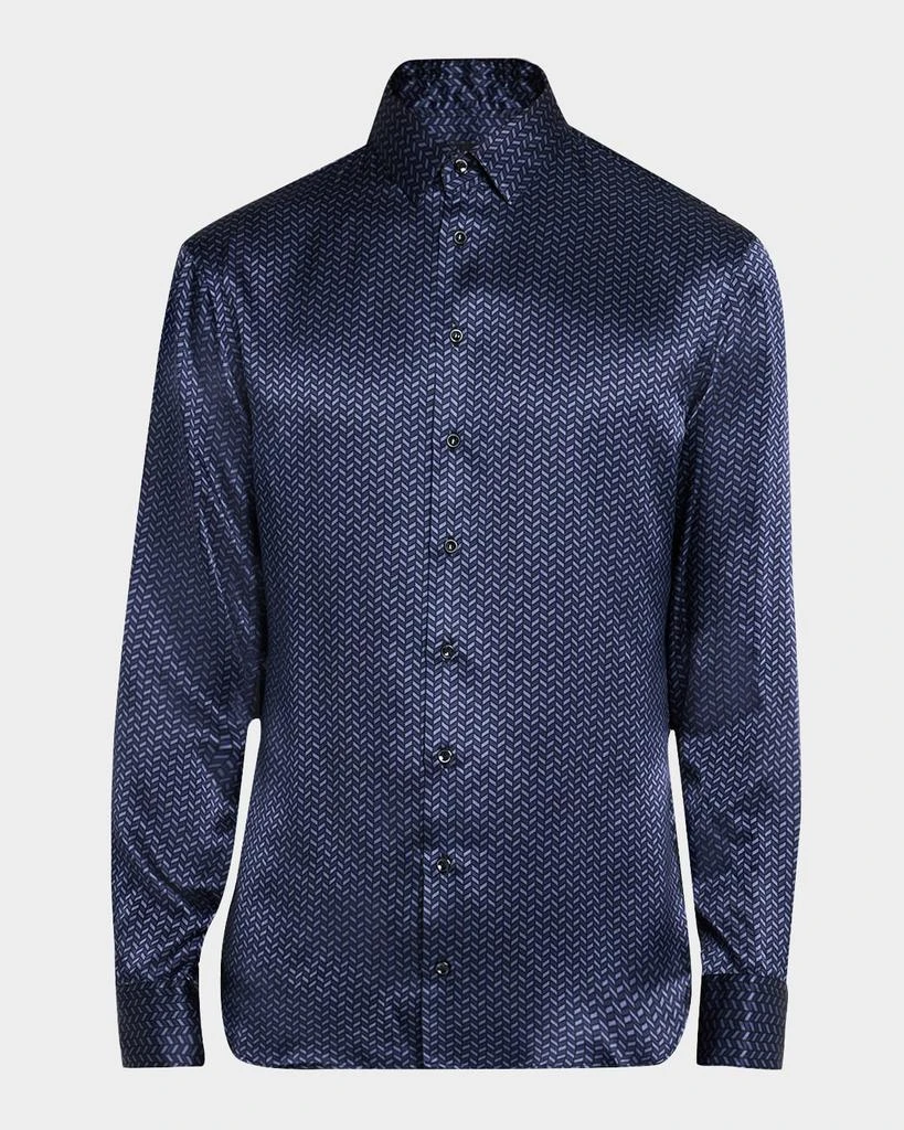 h&m blue satin dress Armani Dress main image 1