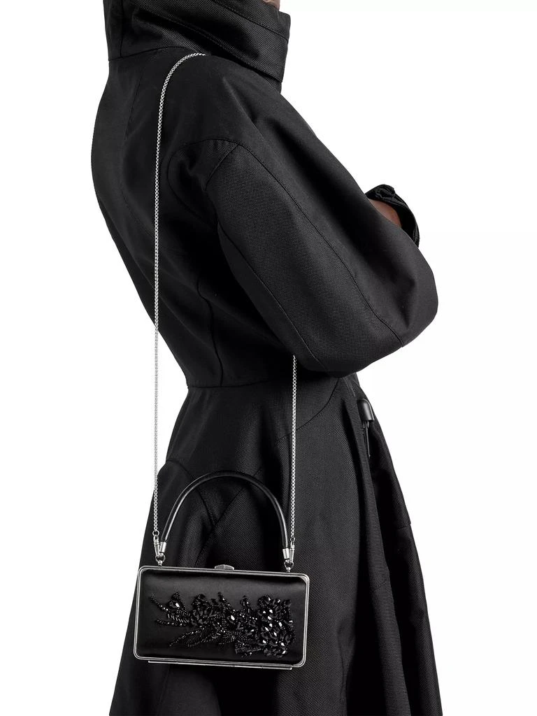 Prada Embroidered Satin Clutch 9