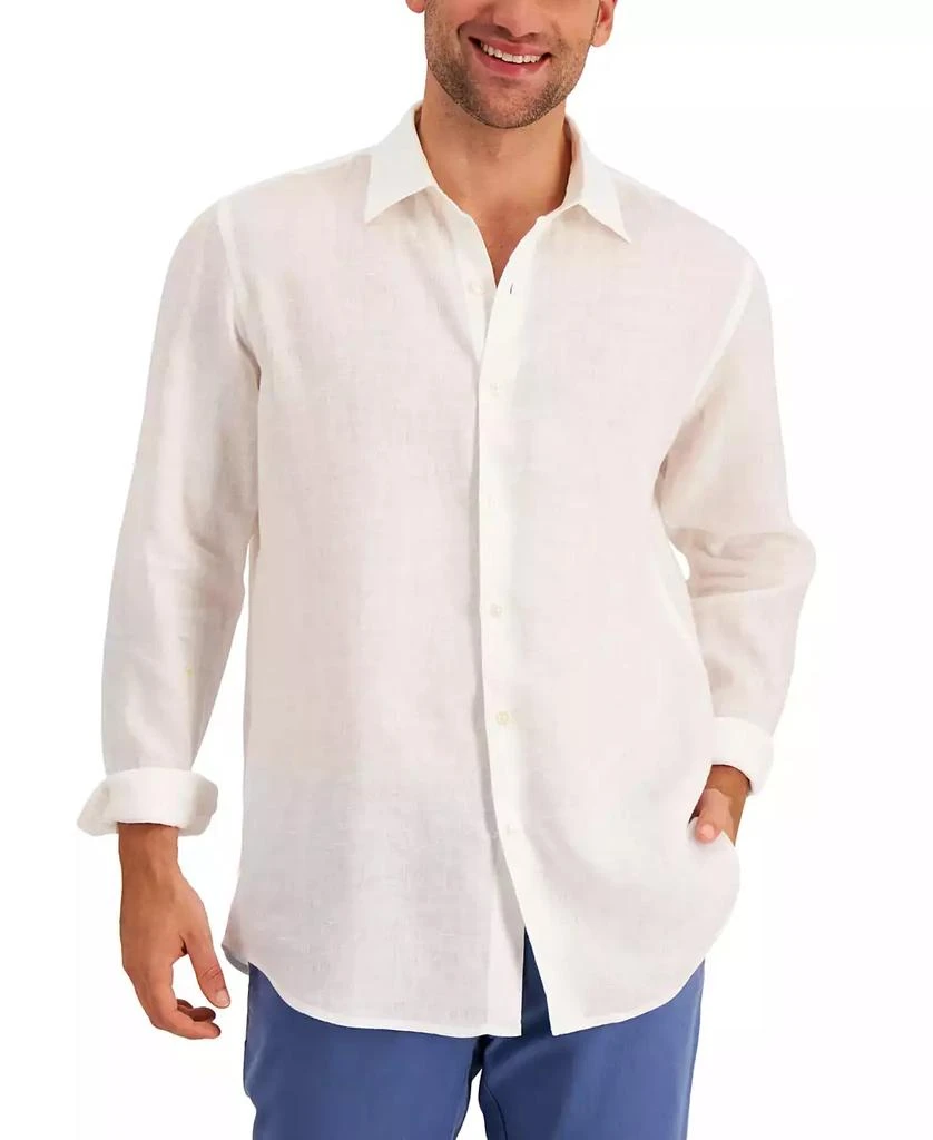 Club Room Men's 100% Linen Shirt, Created for Macy's 1