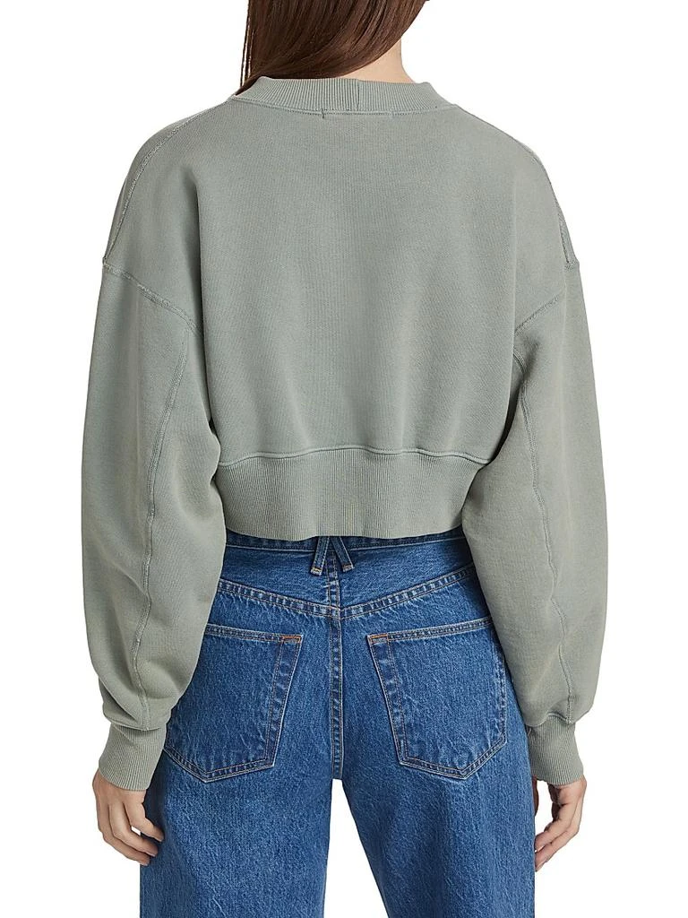 SLVRLAKE Cropped Cotton Sweatshirt 5