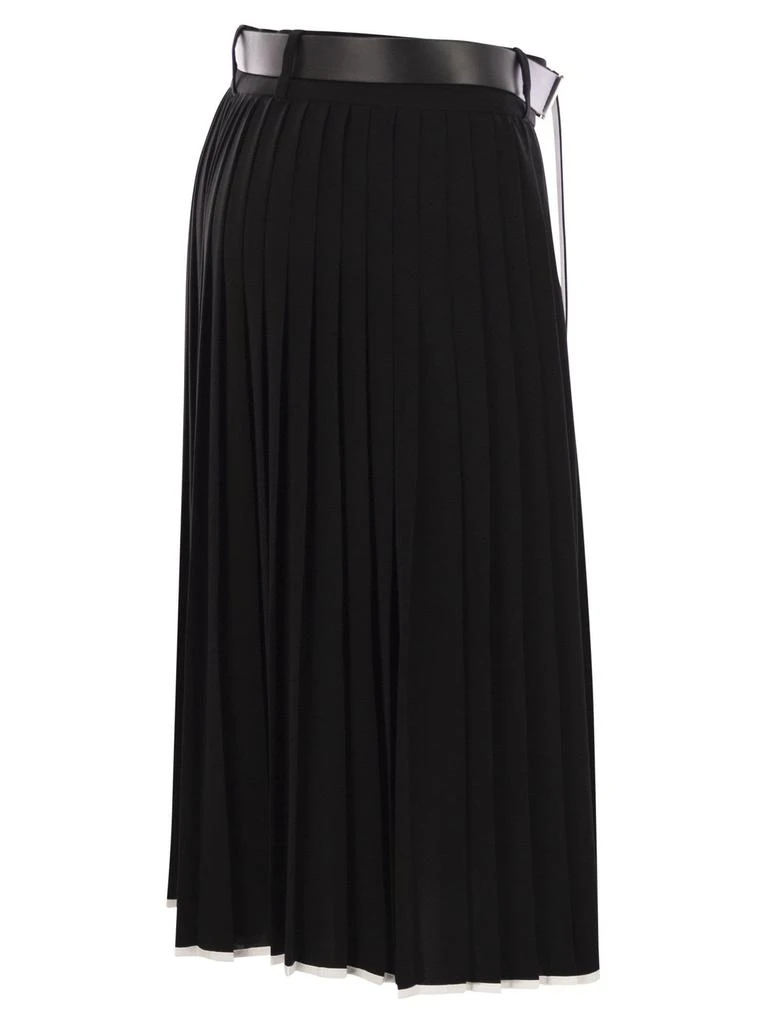 Max Mara Max Mara Studio Savana Belted Pleated Skirt 3