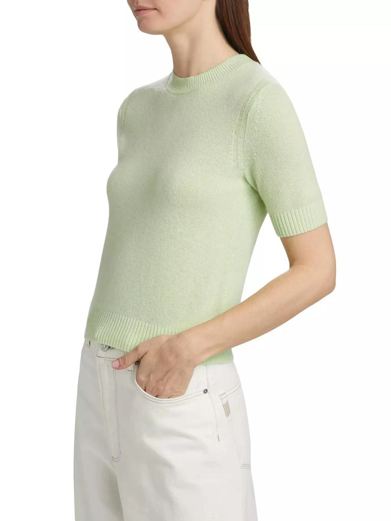 Guest in Residence Sweater Tee Cashmere Crewneck Short-Sleeve Top 4