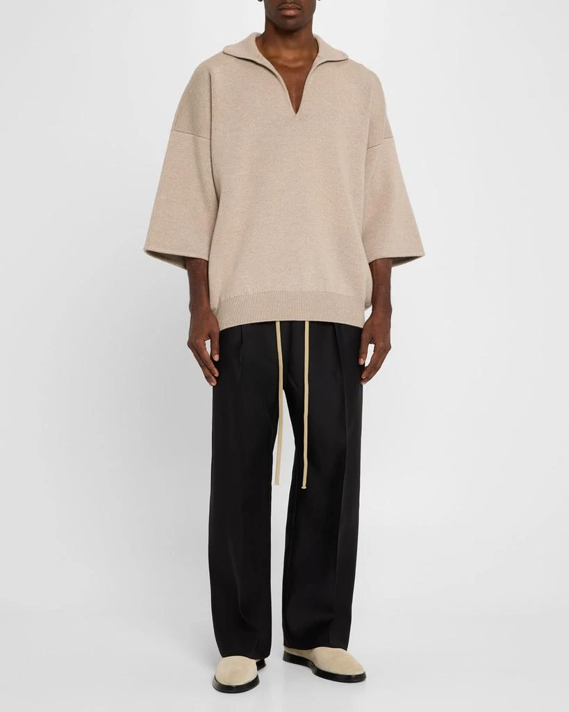 Fear of god Men's Wool Boucle Polo Sweater 2