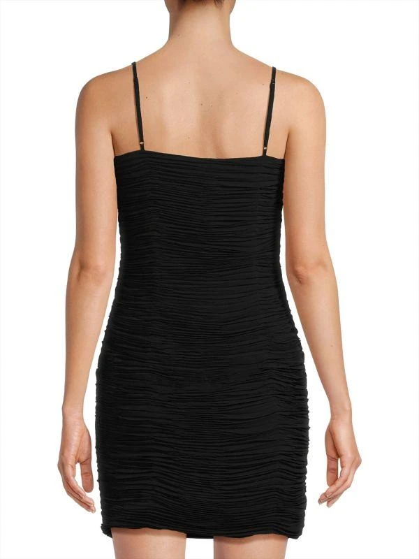 UNGARO Elettra Plisse Sleeveless Minidress 2