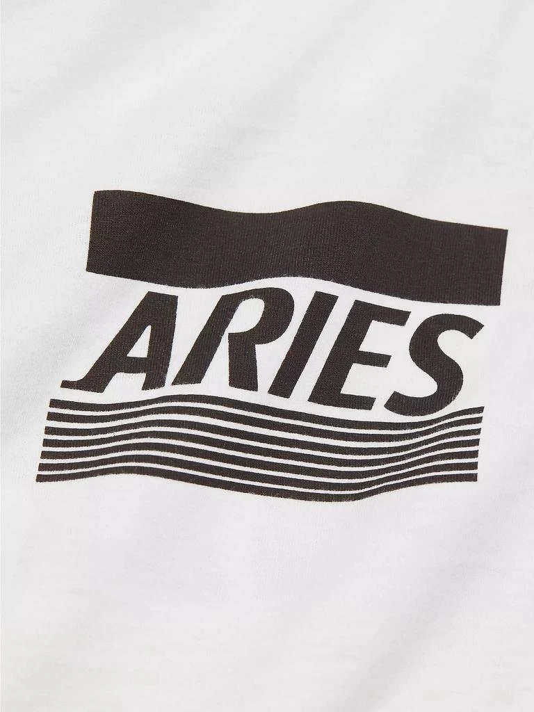 Aries Credit Card Logo Cotton Long-Sleeve T-Shirt 7