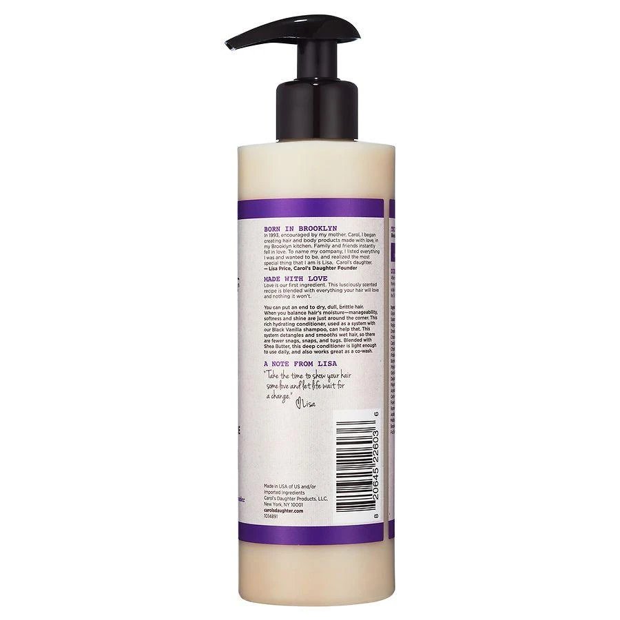 Carol's Daughter Hydrating Conditioner with Shea Butter For Dry Dull Hair Black Vanilla 5