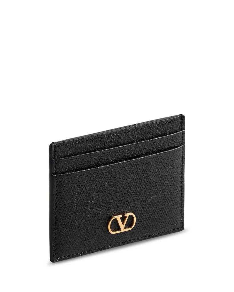 Valentino VLogo Signature Grainy Leather Card Holder 2