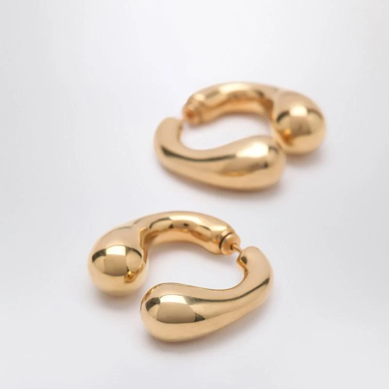 Panconesi P Helix gold earrings 3