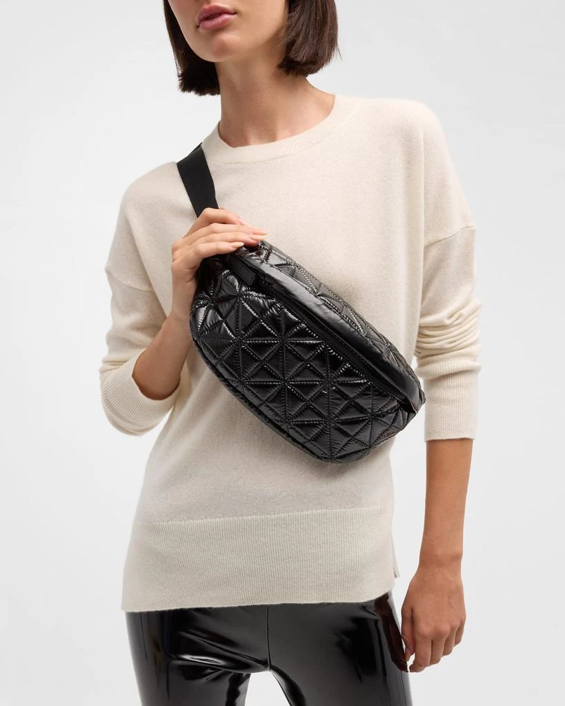 VeeCollective Quilted Nylon Belt Bag 2