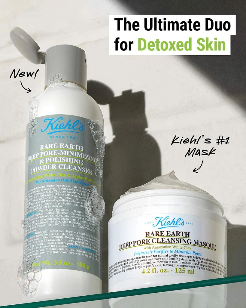 Kiehl's Rare Earth Deep Pore Cleansing Mask, 4.2 oz. 4