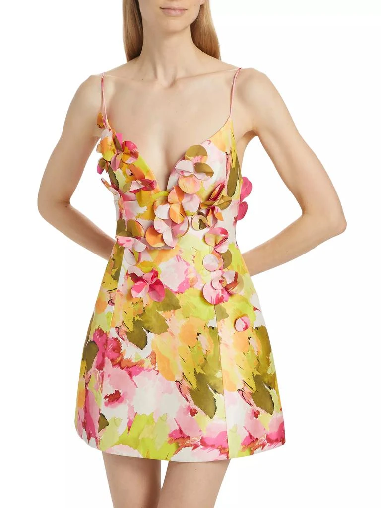 Acler Isla Sculpted Floral Minidress 3