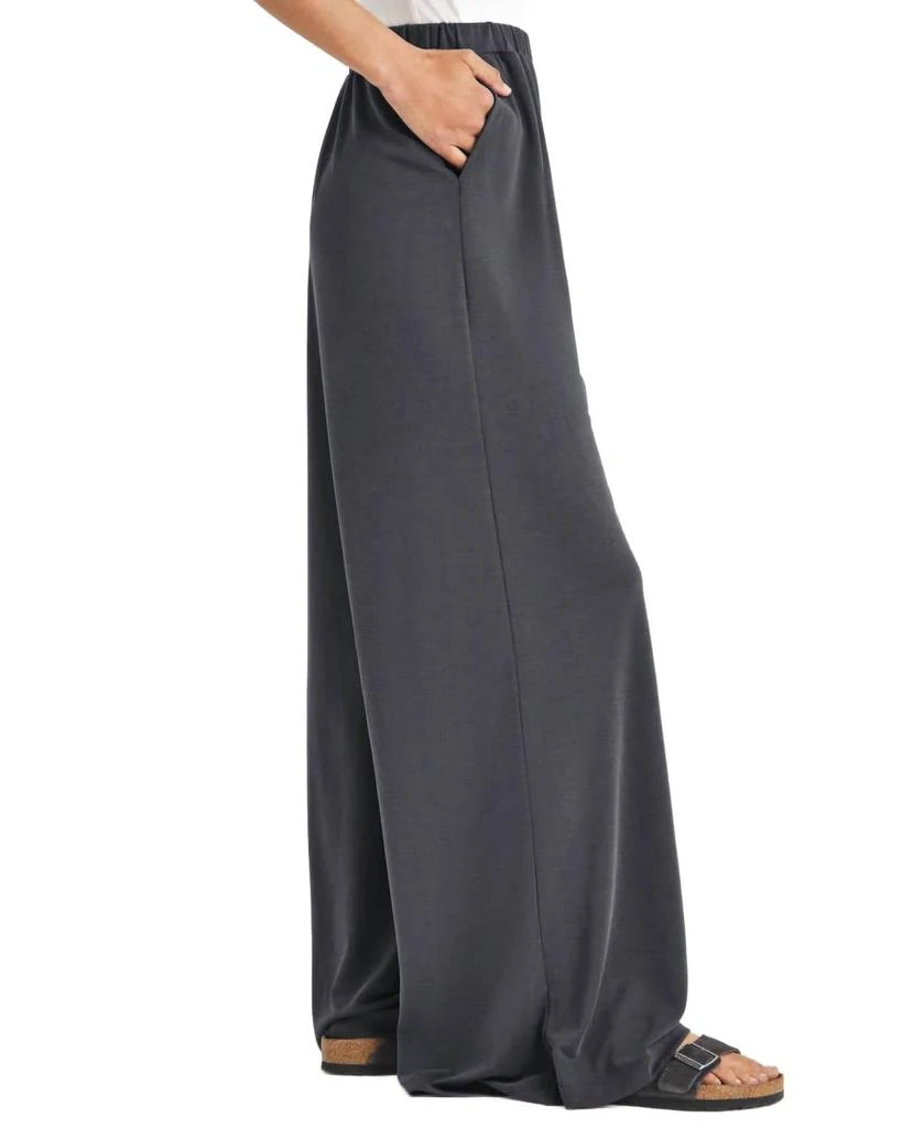 Splendid Giada Sandwash Palazzo Pant In Lead Grey 3