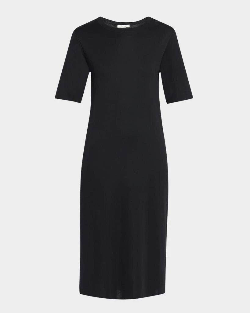 The Row Jorgina Short-Sleeve Silk T-Shirt Dress - Free Shipping -  BeyondStyle