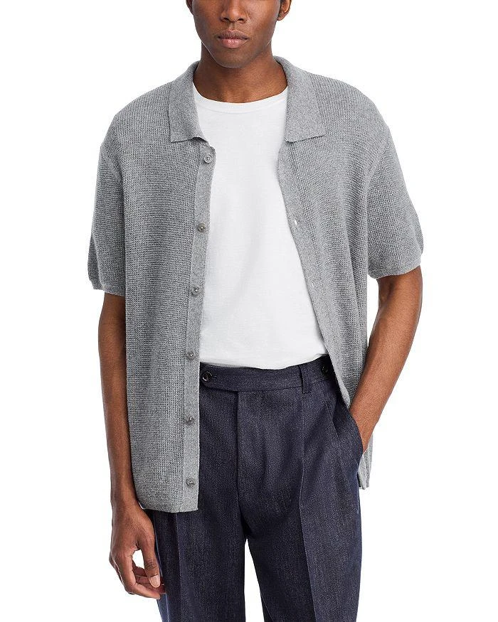 ATM Anthony Thomas Melillo Short Sleeve Knit Cardigan Sweater