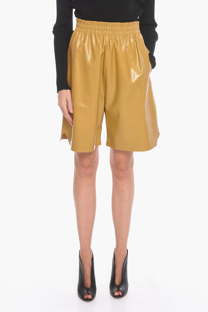 ショートパンツ Bottega Veneta Pastel green leather shorts Bottega Veneta Pastel Green Leather Shorts - Shorts