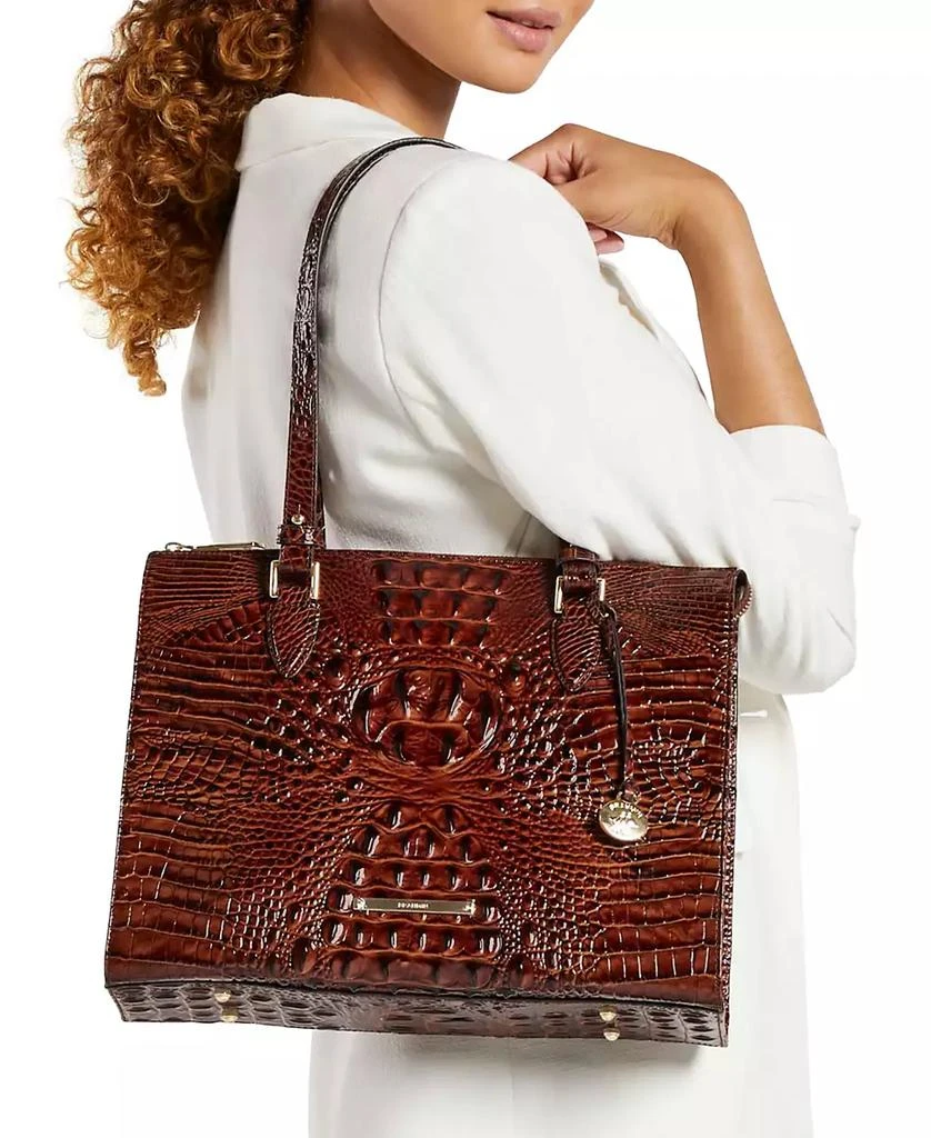 Brahmin Anywhere Melbourne Embossed Leather Tote 6