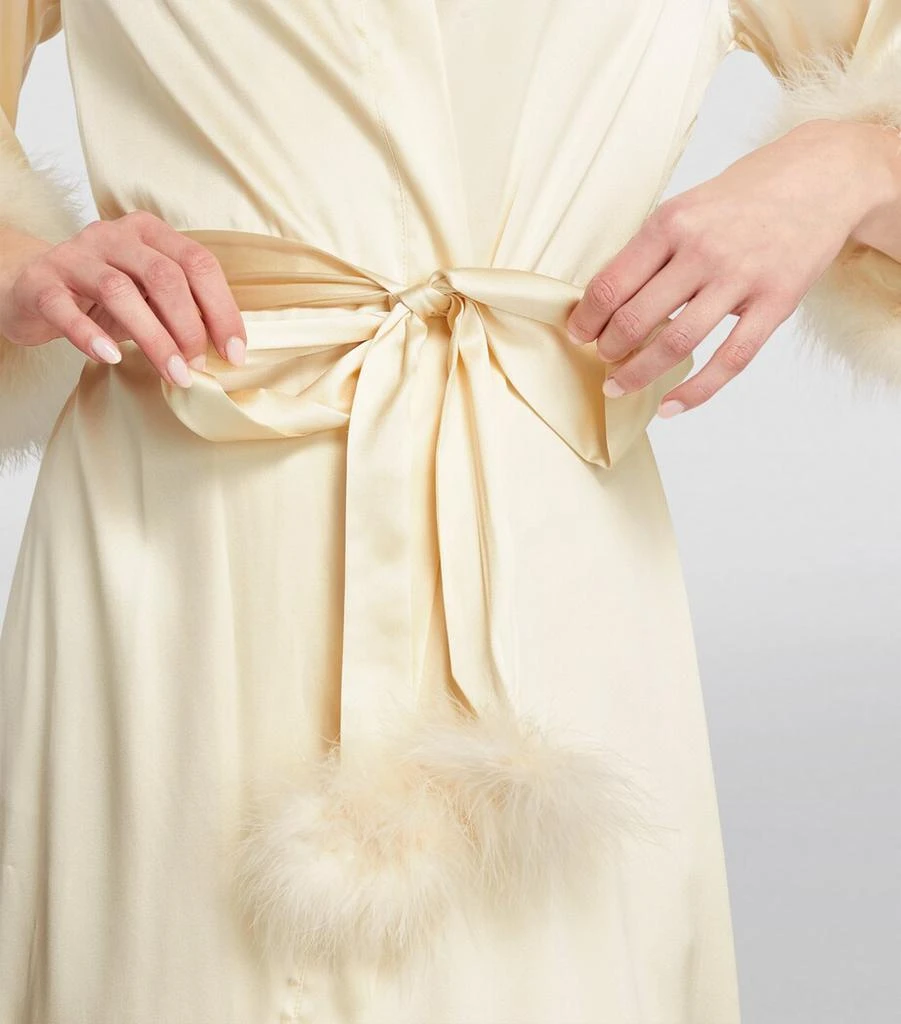 GILDA & PEARL Silk Celeste Long Robe 6