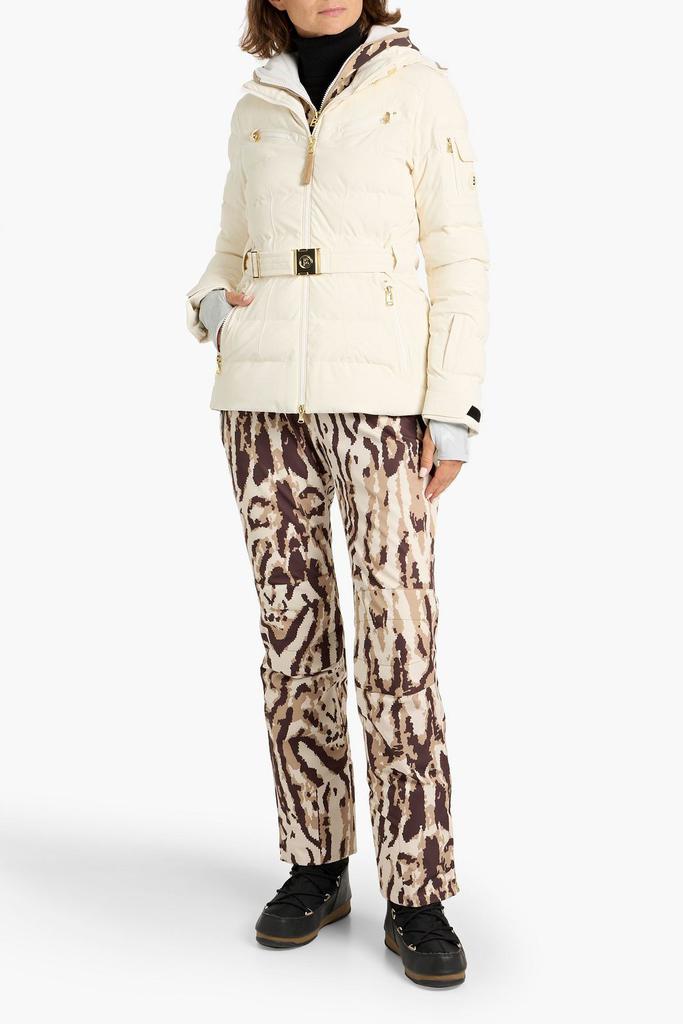 Bogner Ellya belted quilted ski jacket