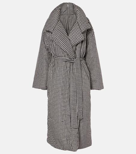 Mytheresa Houndstooth Oversized Coat Balenciaga Boxy Double