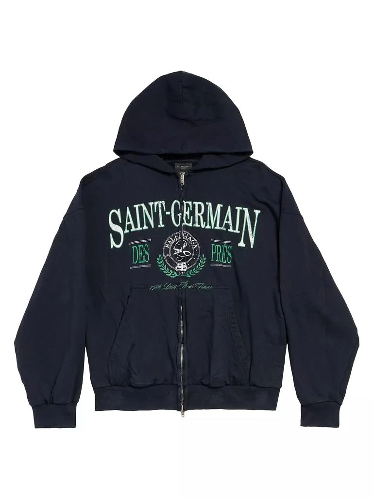 Balenciaga Saint Germain Zip-Up Hoodie Regular Fit 1