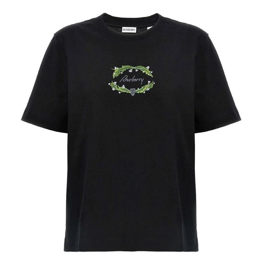 Burberry Thistle Logo Cotton T-Shirt