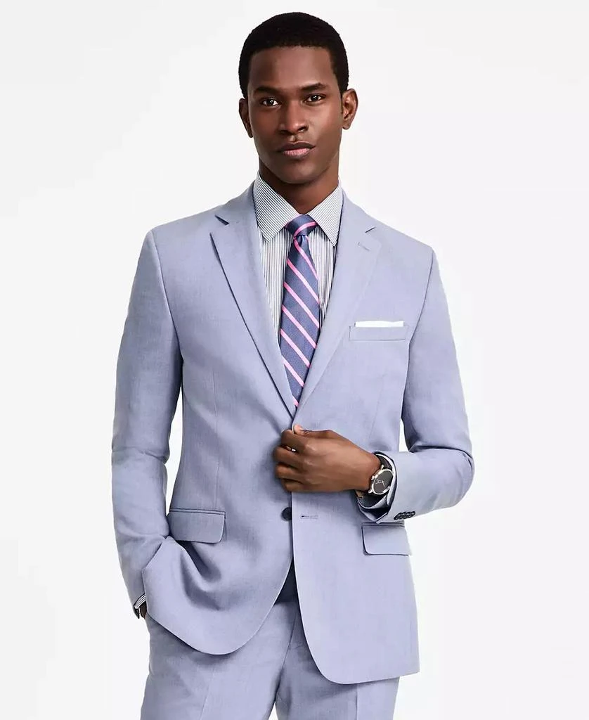 DKNY Men's Modern-Fit Stretch Nested Suit 6