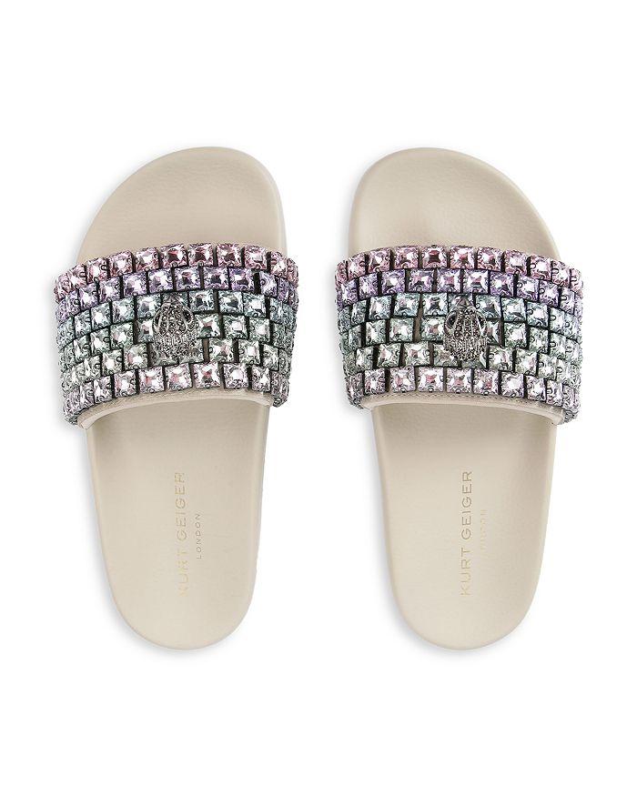 Kurt Geiger Women's Meena Eagle Jewel Slide Sandals