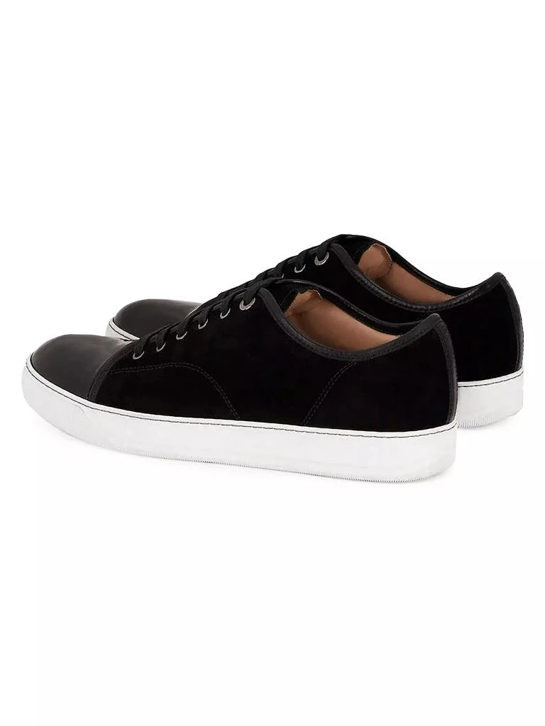 Lanvin DBB1 Suede and Patent Leather Sneakers 4