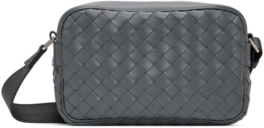 Bottega Veneta Gray Classic Intrecciato Camera Bag 1