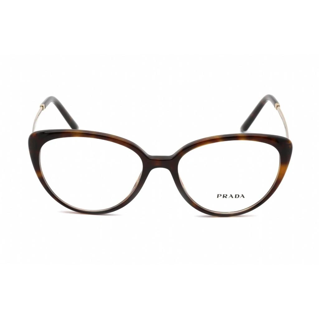 Prada Prada Women's Eyeglasses - Clear Lens Havana Plastic Cat Eye Frame | 0PR 06WV 2AU1O1 2