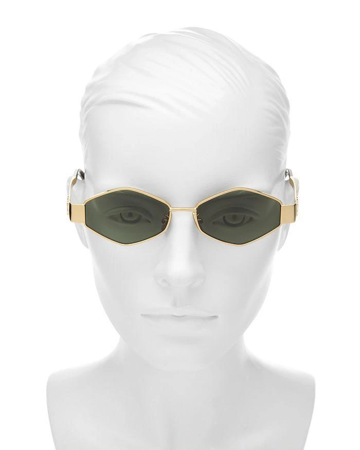 Celine Geometric Sunglasses, 54mm 3