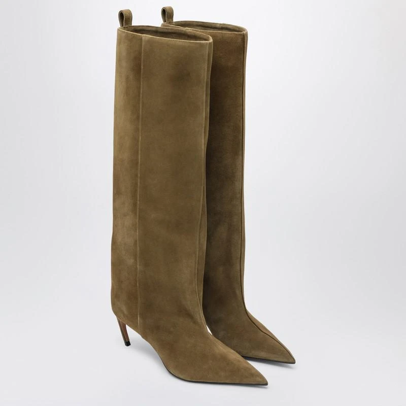 The Attico Lea Military Green high boot 2