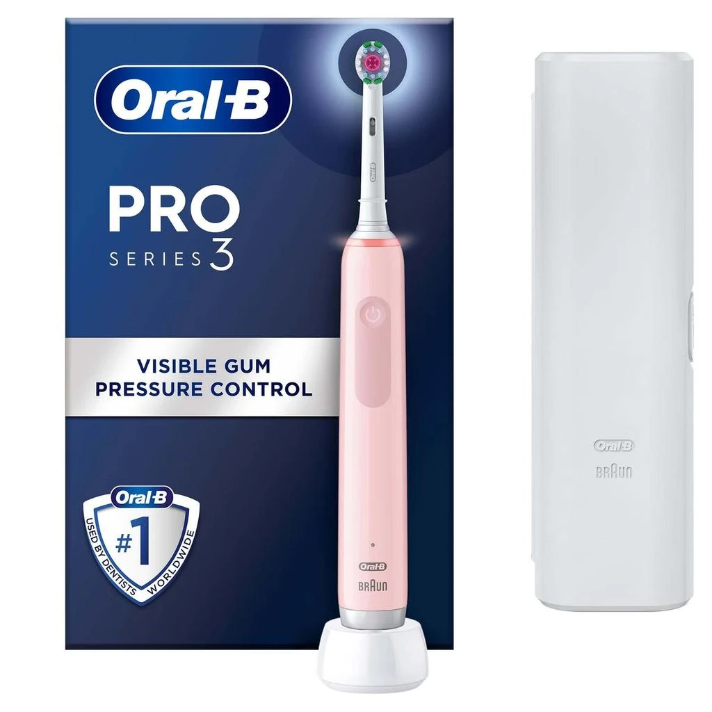 Oral B Oral-B - Pro 3 3500 Electric Toothbrush Pink 1