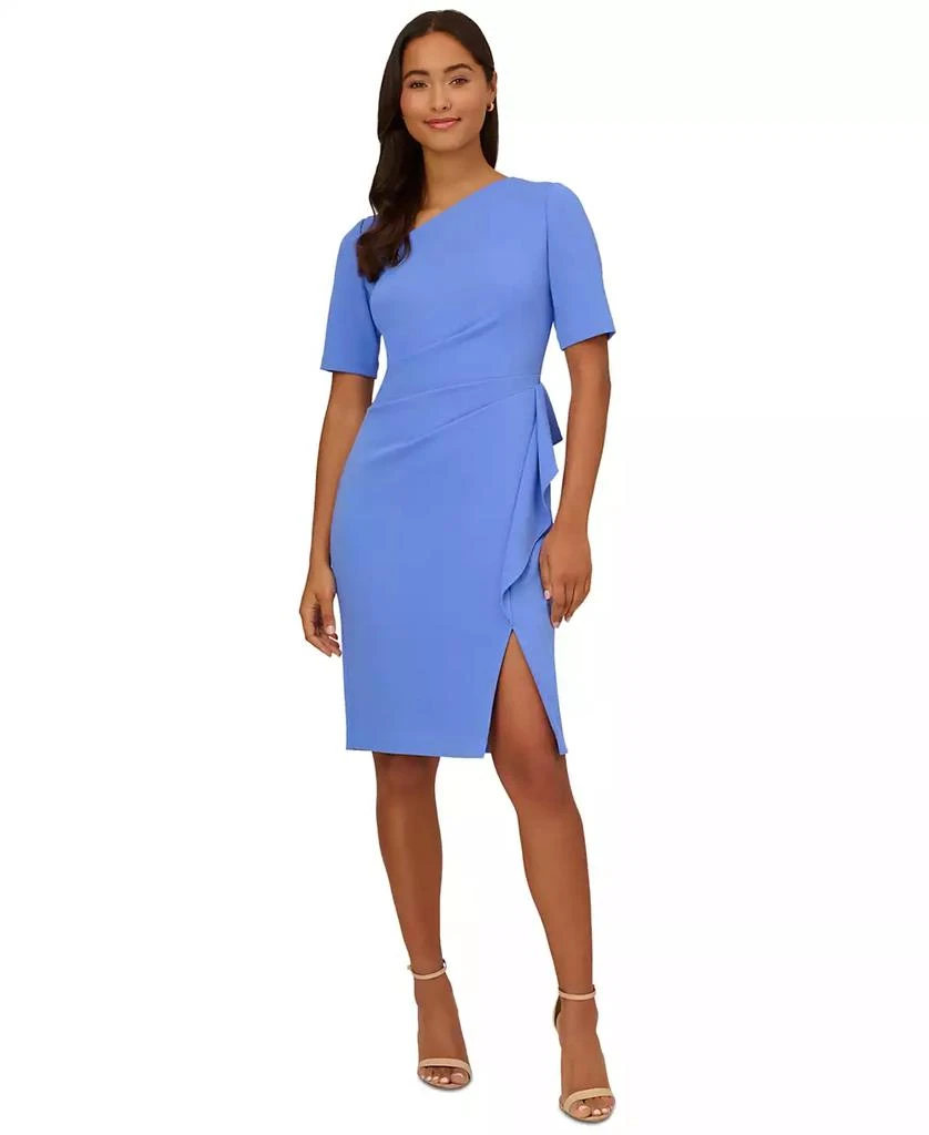 Women's Draped Ruffled Sheath Dress – On Sale Now with Up to 31