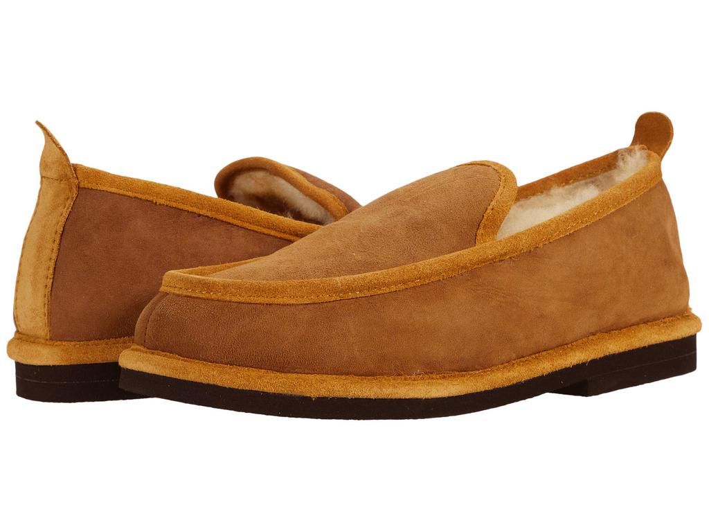 L.L.Bean Leather Double-Sole Slipper Leather Lined, Suede discount Upper