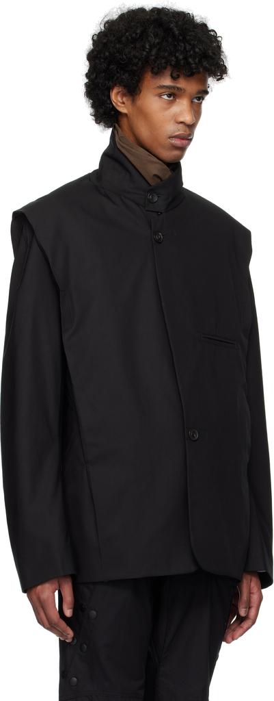 Kiko Kostadinov Black Navin K-Dart Blazer