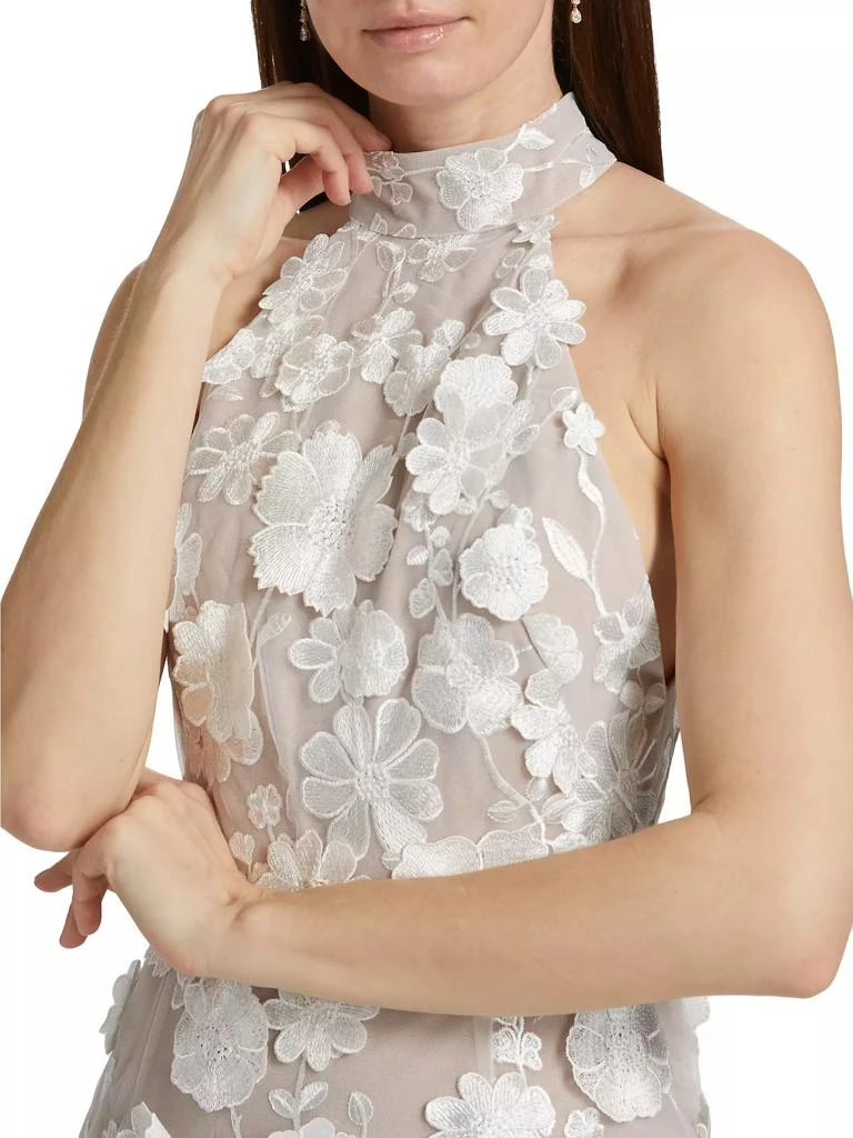 BRONX AND BANCO Jasmine Halterneck Gown 6
